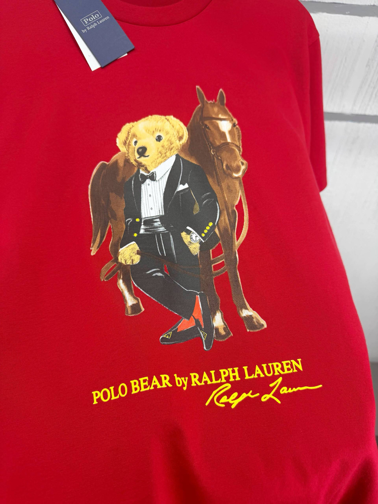PL RALPH LAUREN BEAR BASKILI PAMUK TSHIRT