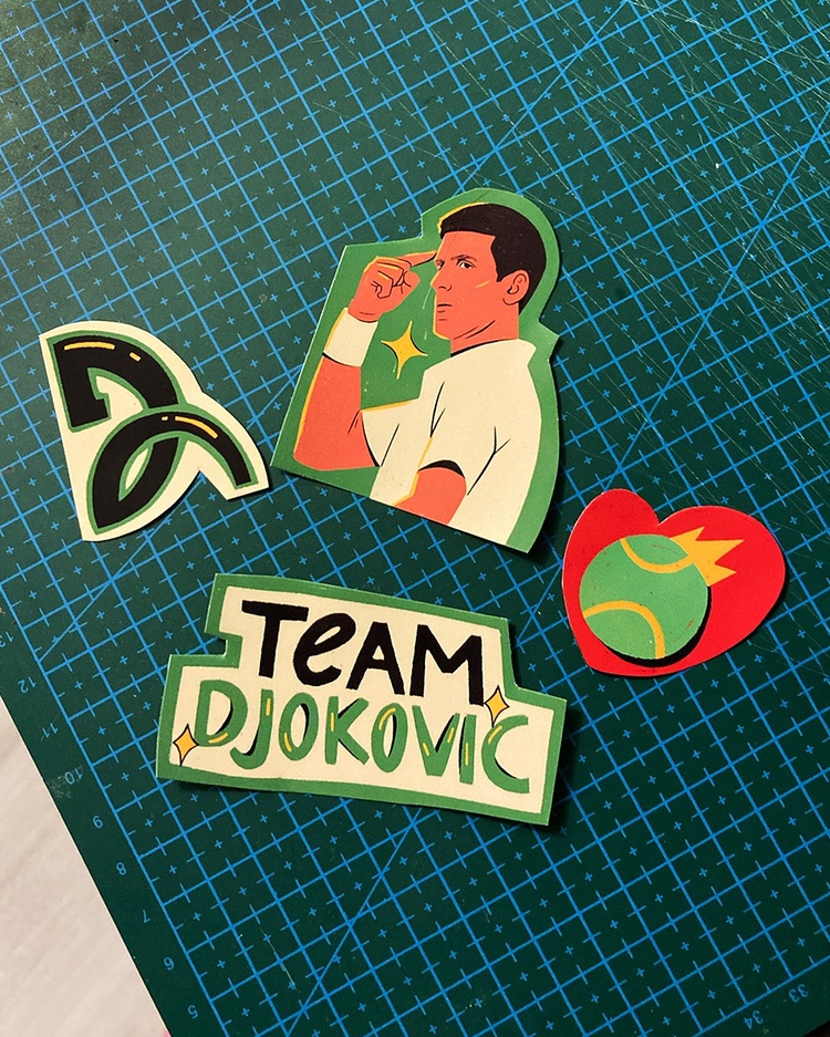 Hot Shot - Tennis Sticker Pack
