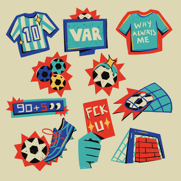 Hot Shot - Football Sticker Pack