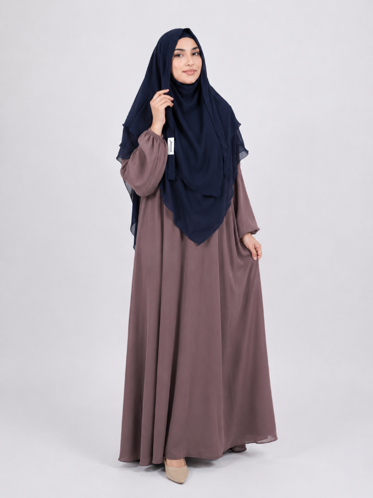 KHİMAR KISA SUFLE (LACİVERT)