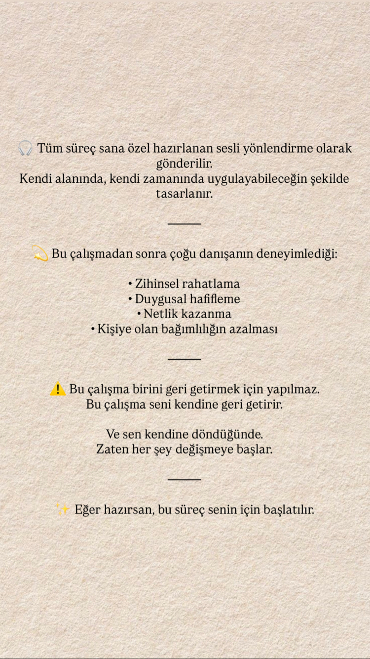 İLİŞKİ ŞİFALANDIRMA 