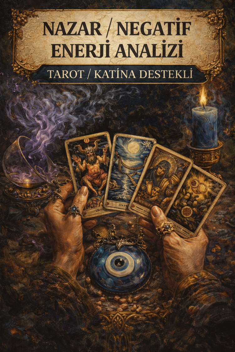 NAZAR / NEGATİF ENERJİ ANALİZİ (Tarot / Katina Destekli)