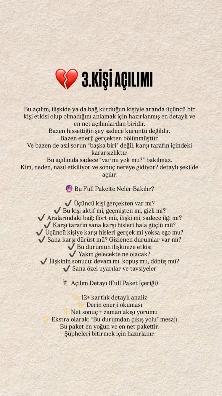 3.KİŞİ AÇILIMI (Araya Giren Kişi & Enerji Analizi)