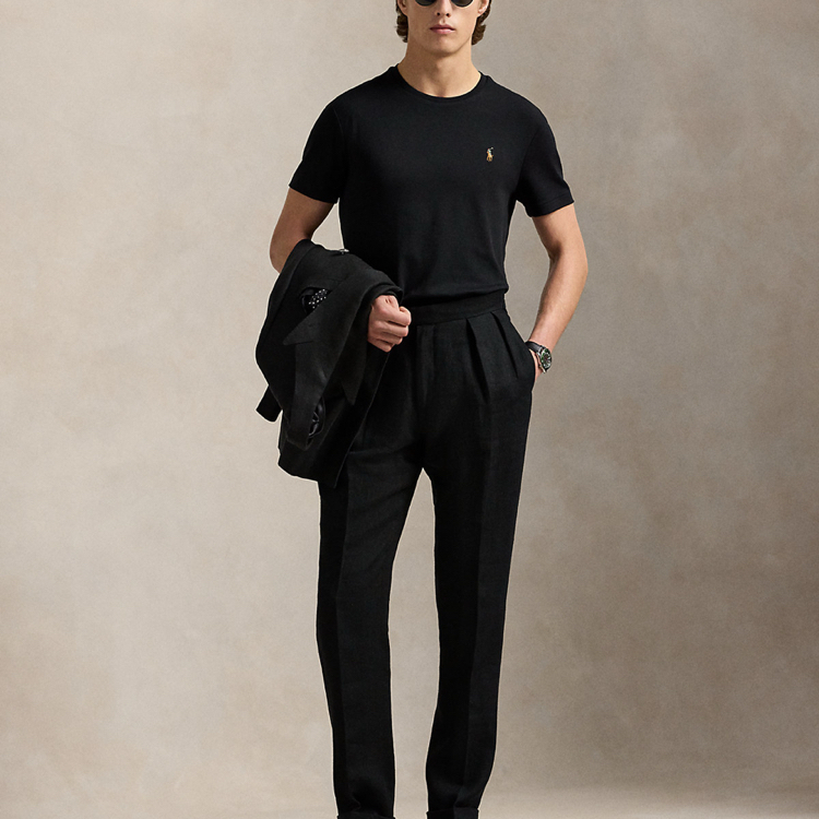 PRL Cotton T-Shirt Black