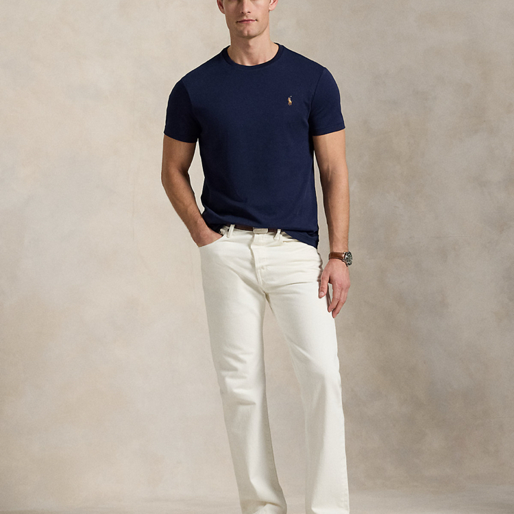 PRL Cotton T-Shirt Navy Blue