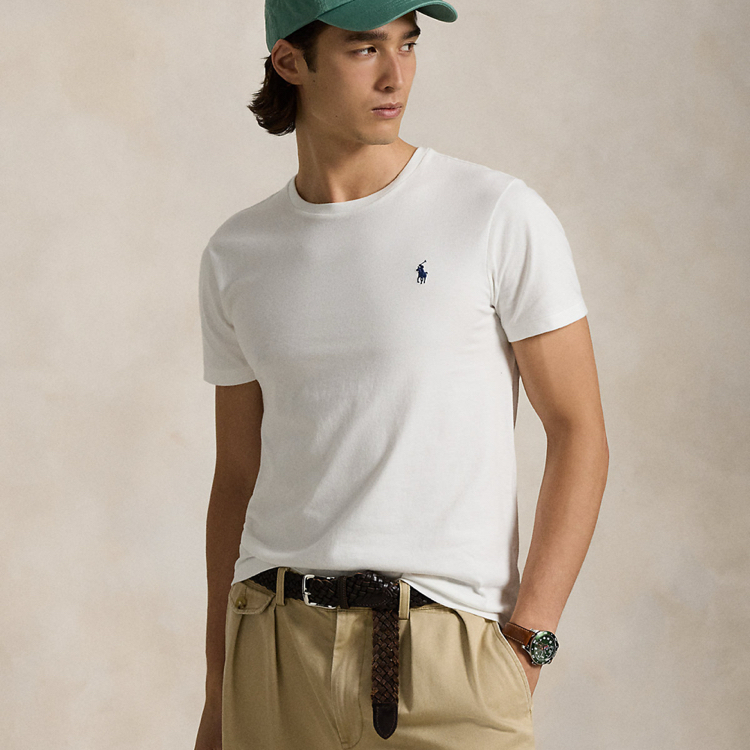 PRL Cotton Basic T-Shirt White