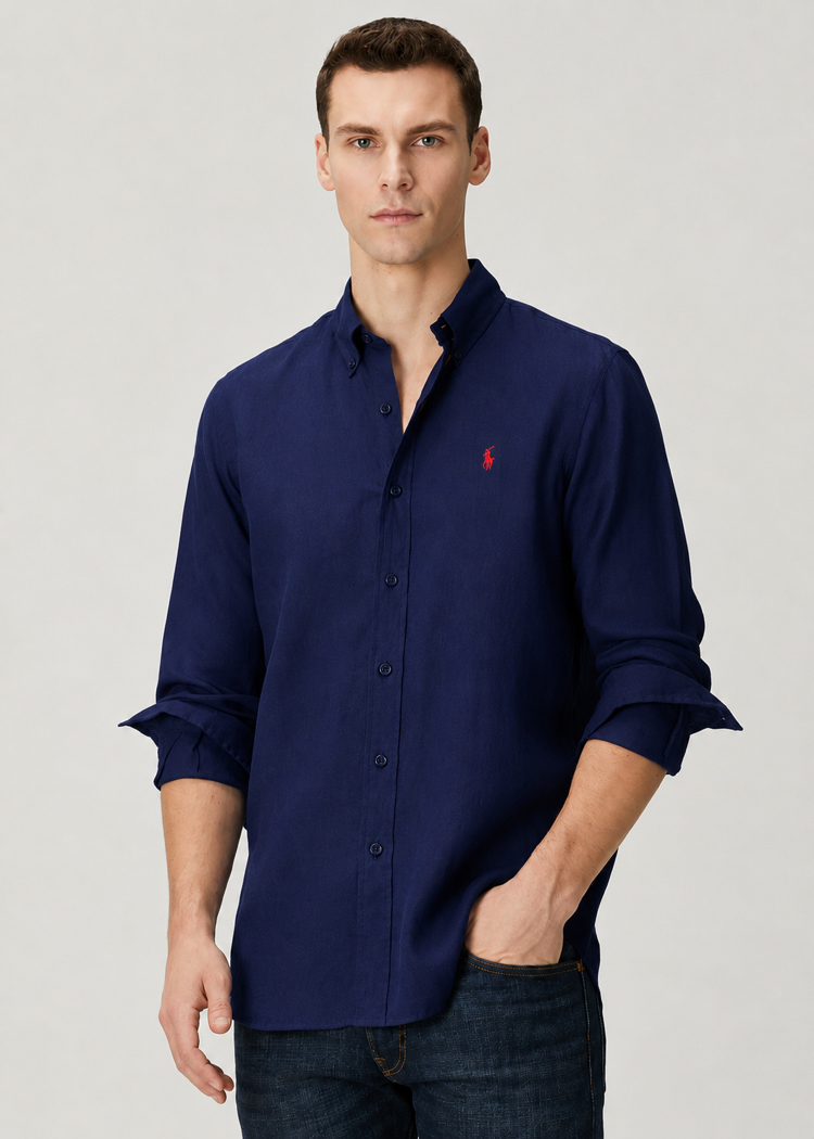 PRL KETEN GOMLEK NAVY BLUE