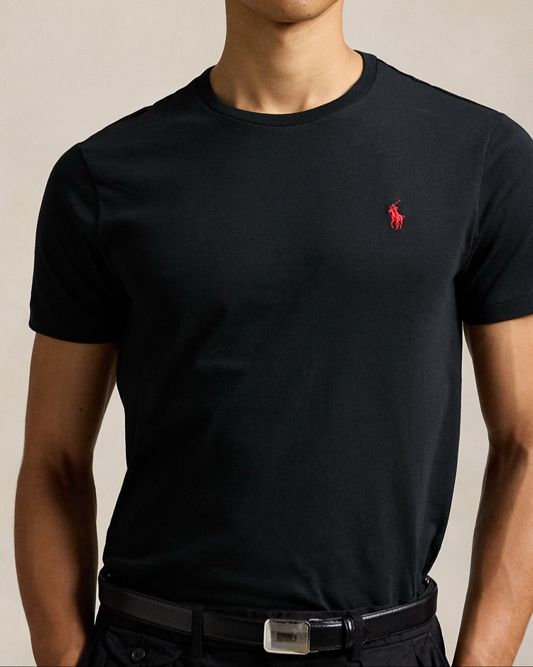 PRL Cotton Basic T-Shirt Black