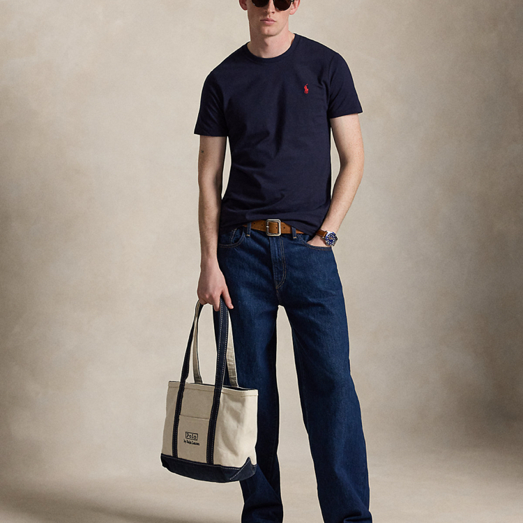 PRL Cotton Basic T-Shirt Navy Blue