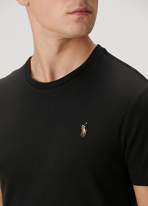 PRL Embrodied Basic T-Shirt Black