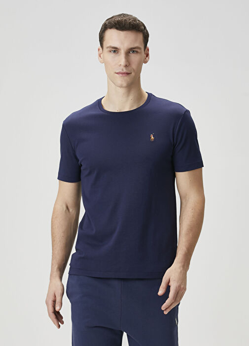 PRL Embrodied Basic T-Shirt Navy Blue