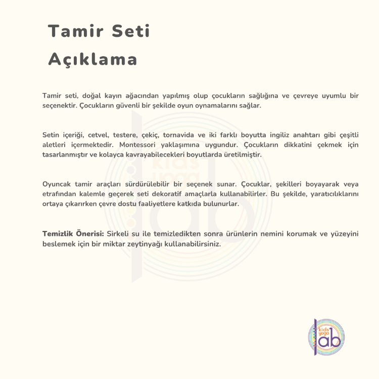 Ahşap Tamir Seti