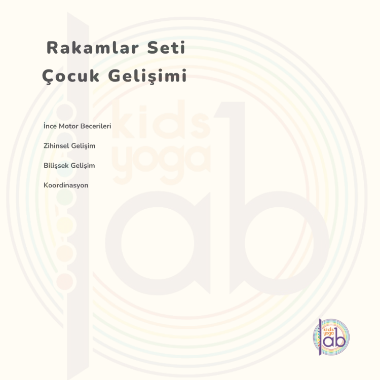 Sayı Sayma - Rakamlar Set