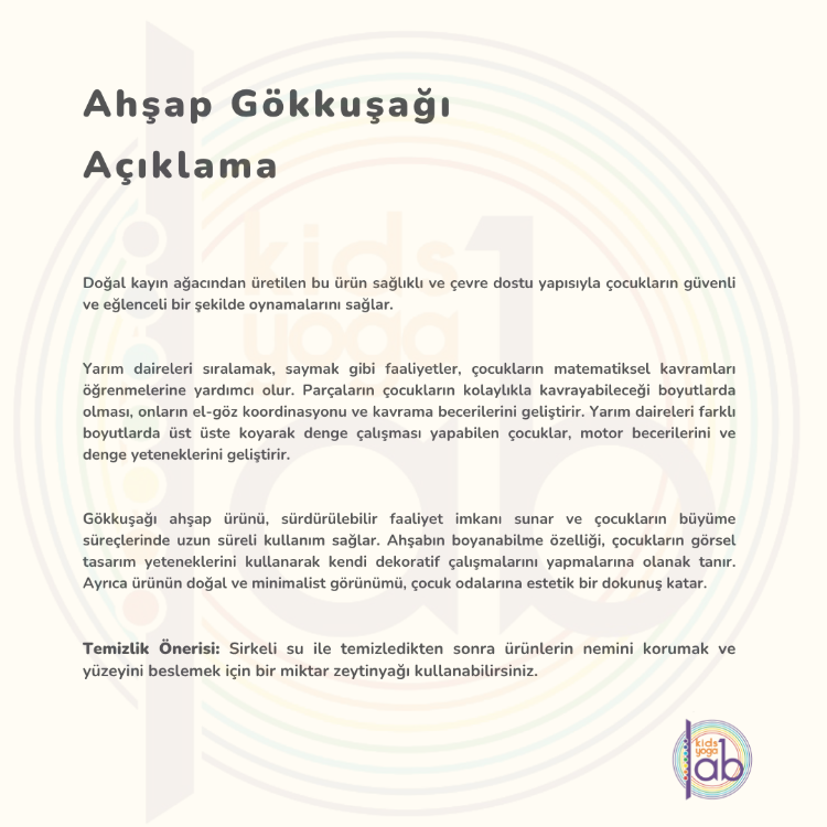 Ahşap Gökkuşağı