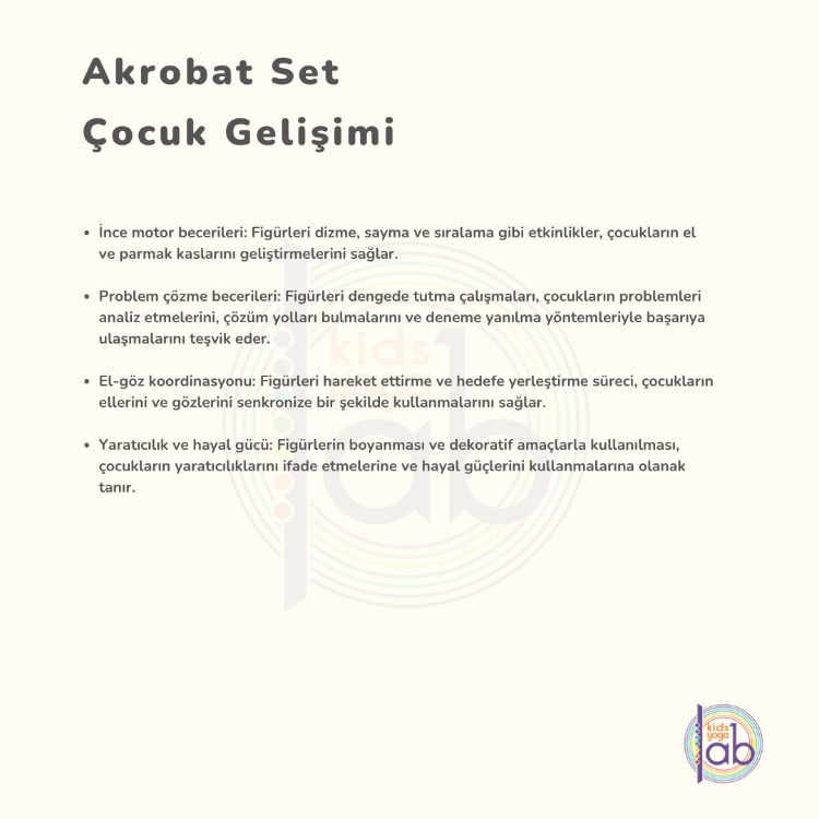 Ahşap Akrobat Set