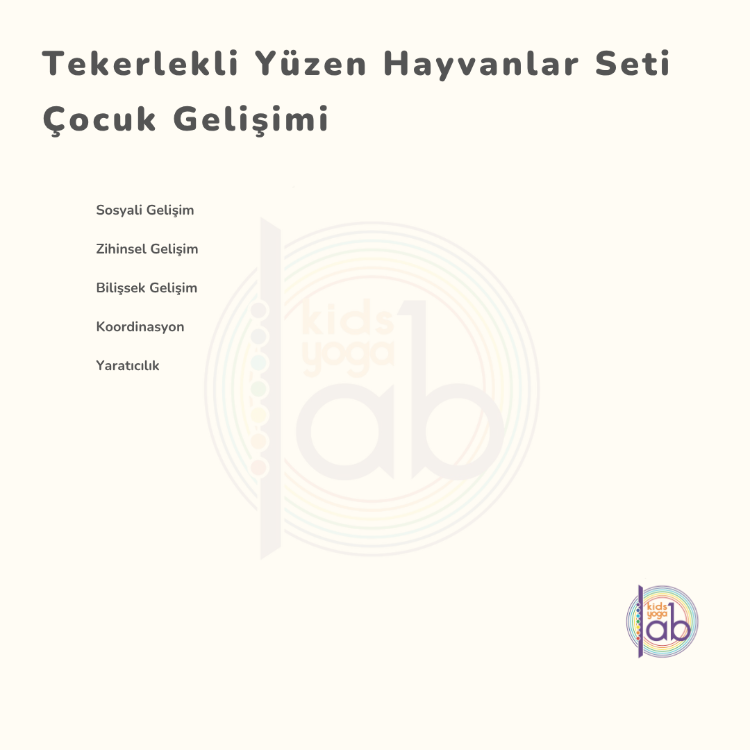 Tekerlekli Yüzen Hayvanlar Seti