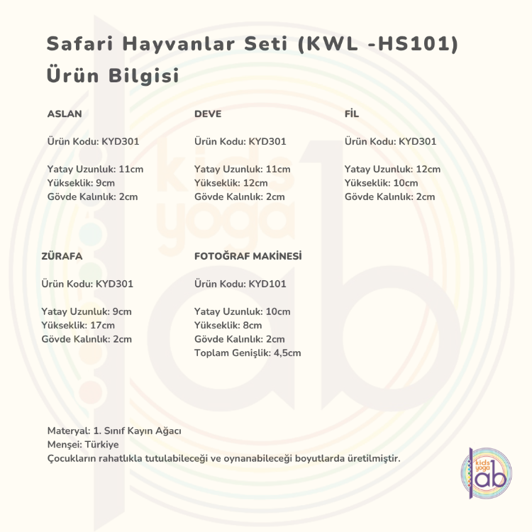 Safari Hayvanlar Seti