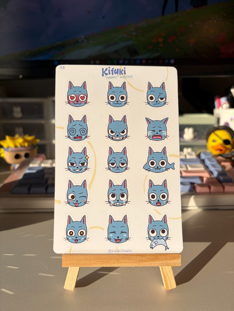 happy moods sticker sheet