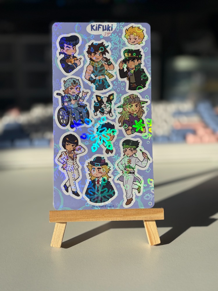 jojo sticker sheet