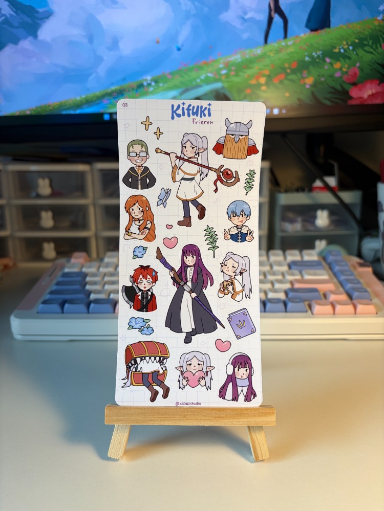 frieren sticker sheet