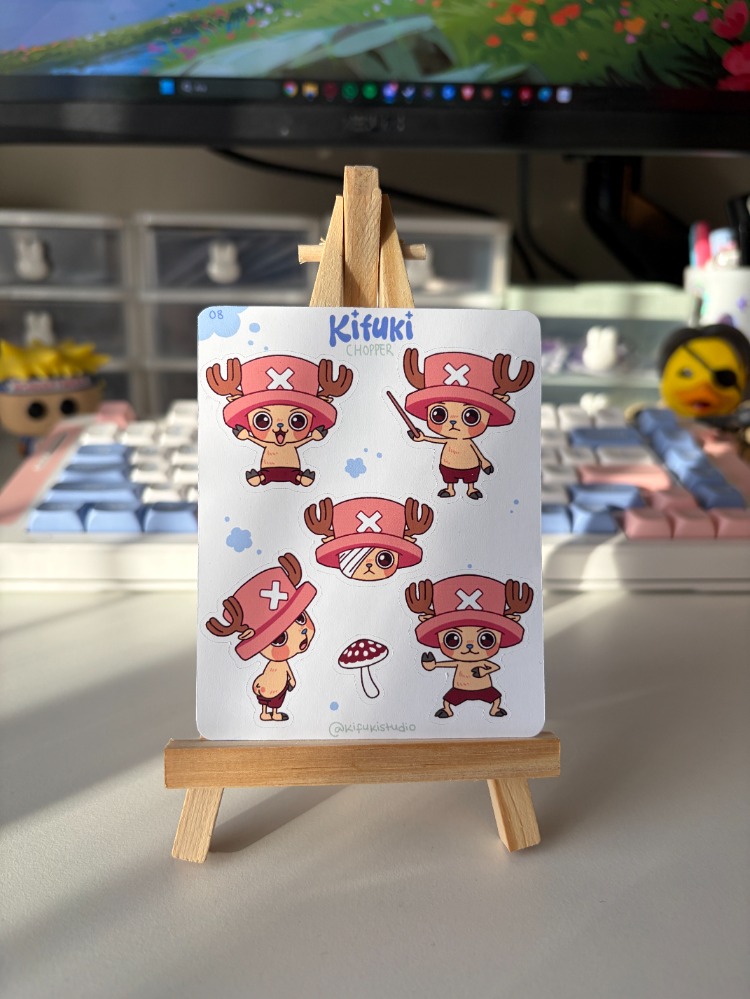 chopper sticker sheet