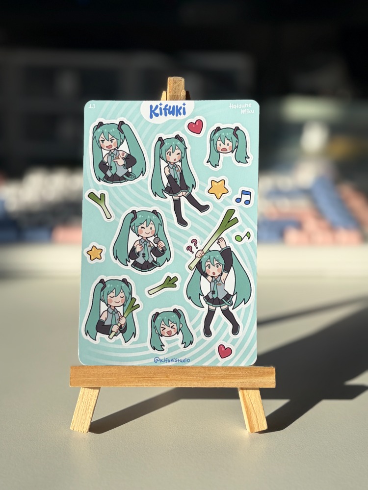 hatsune miku sticker sheet