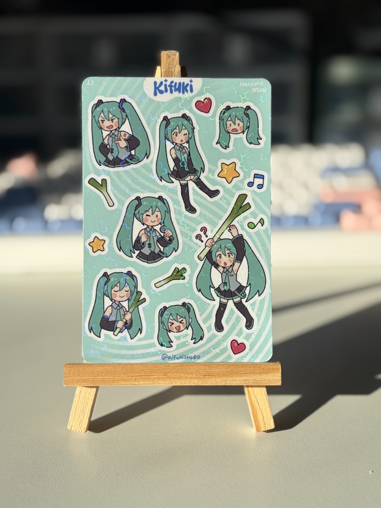 hatsune miku sticker sheet