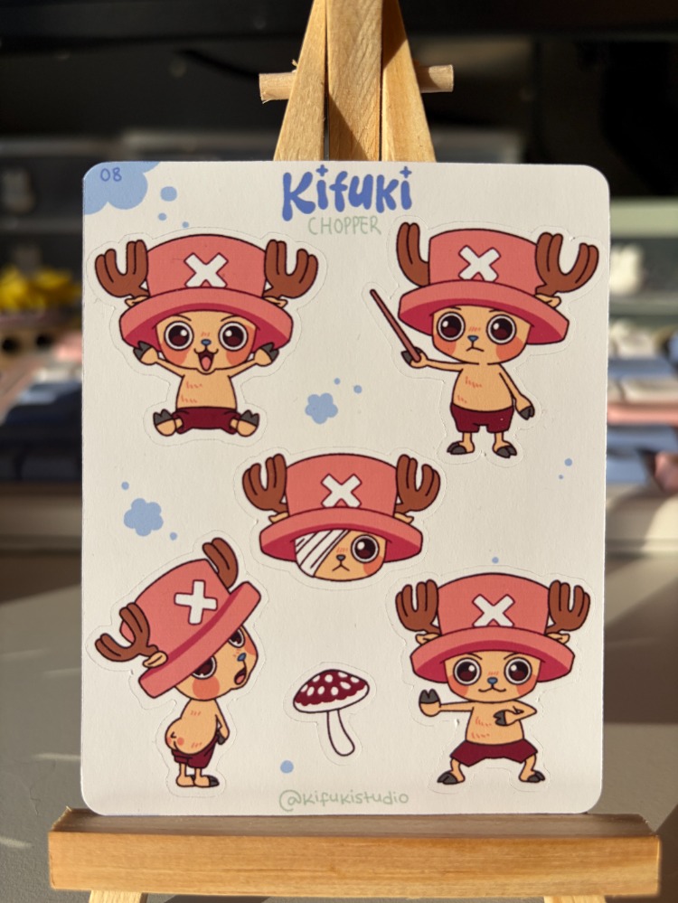 chopper sticker sheet