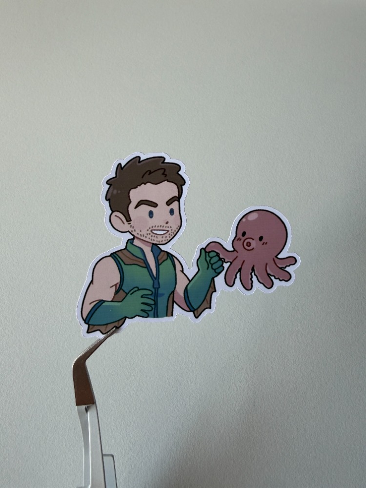 deep hologramlı sticker