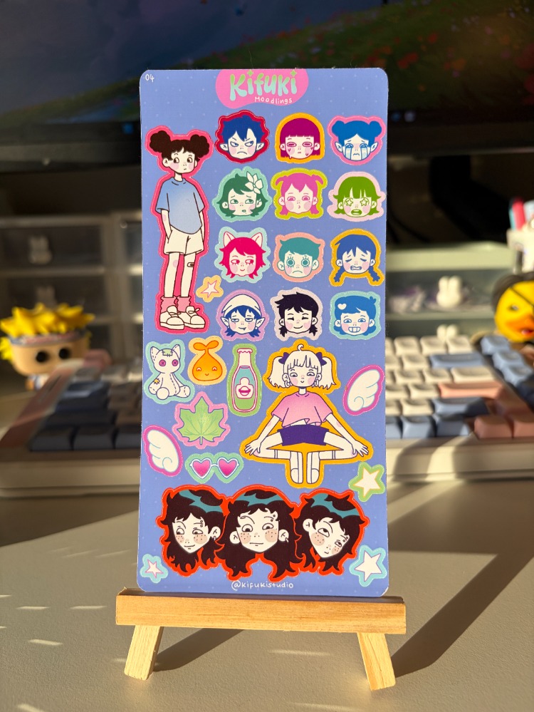 moodlings sticker sheet