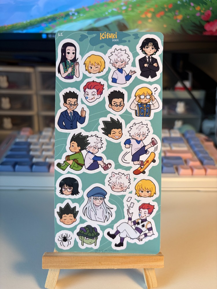 hxh sticker sheet