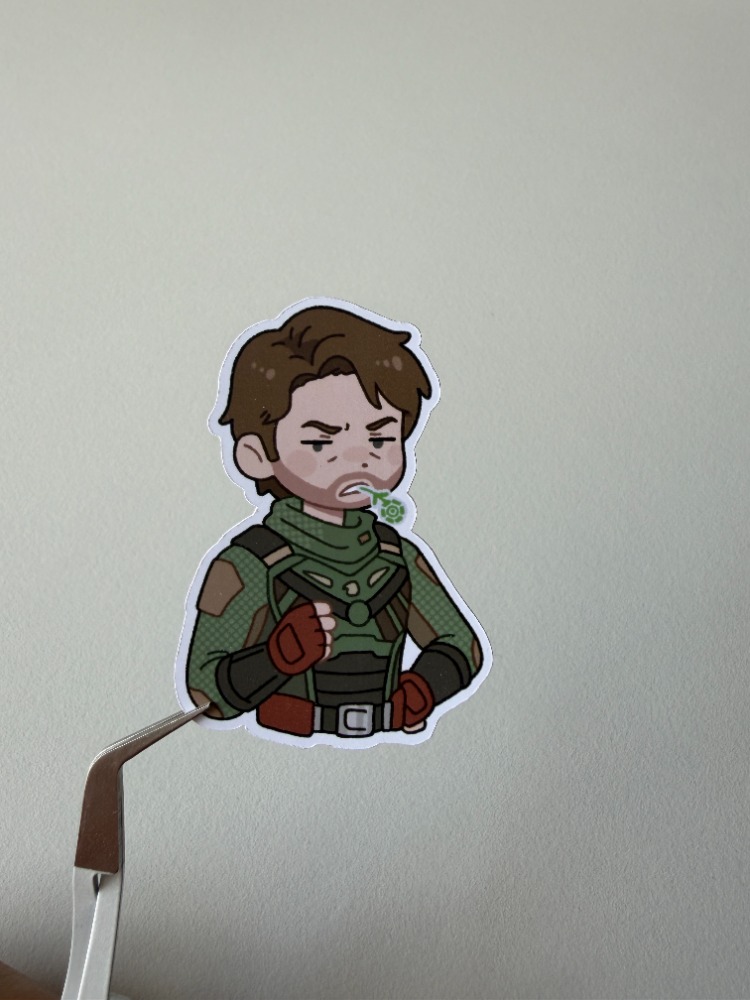 soldier boy sticker