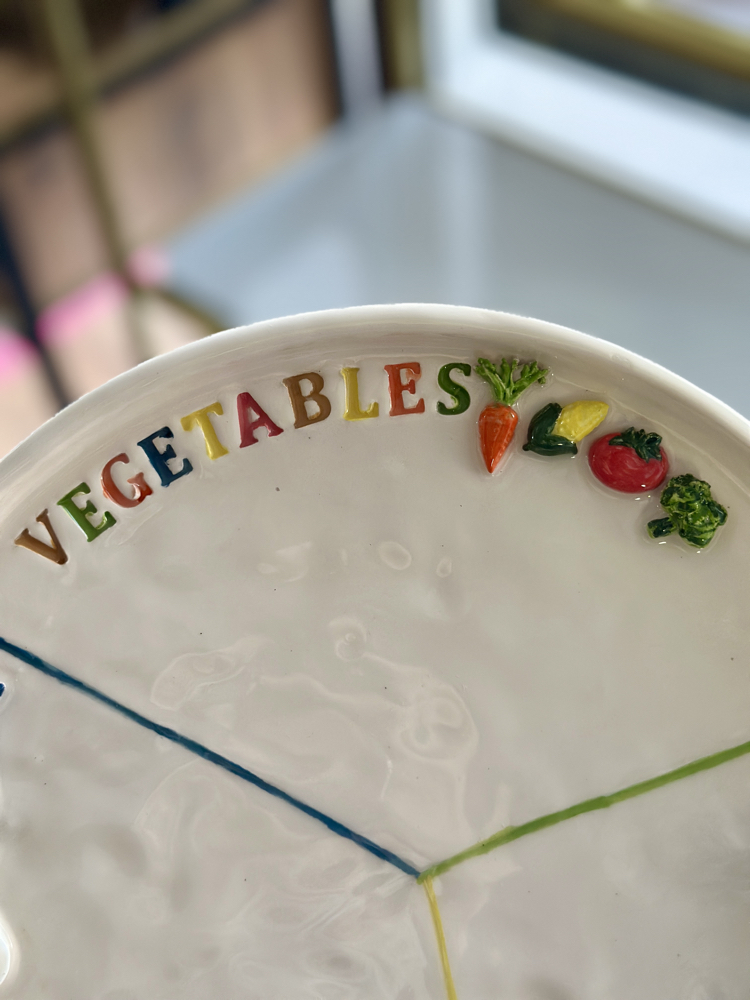  El Yapımı Diyet Tabağı – Protein • Carbs • Vegetables