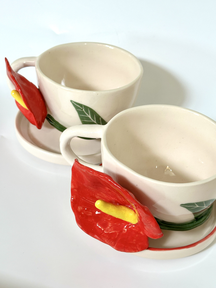 Anthorium Çay & Kahve Fincanı