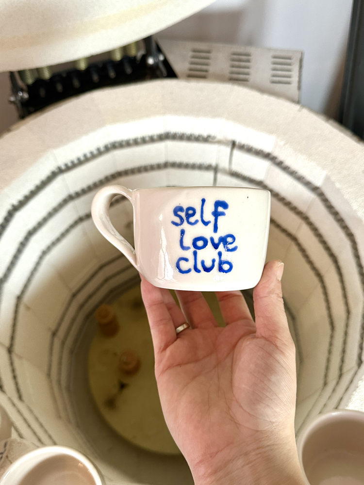 Self Love Club El Yapımı Seramik Kupa