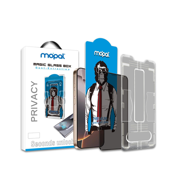 iPhone Pratik Uygulama Aparatlı Hayalet Cam Ekran Koruyucu Privacy Magic Glass