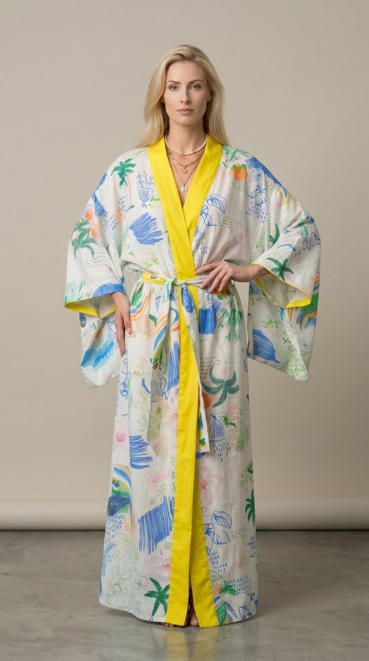 Exotic kimono