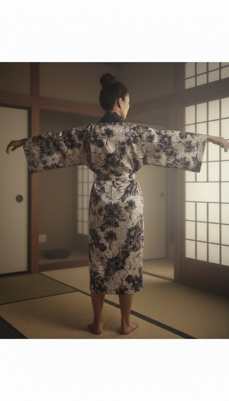 night flower kimono