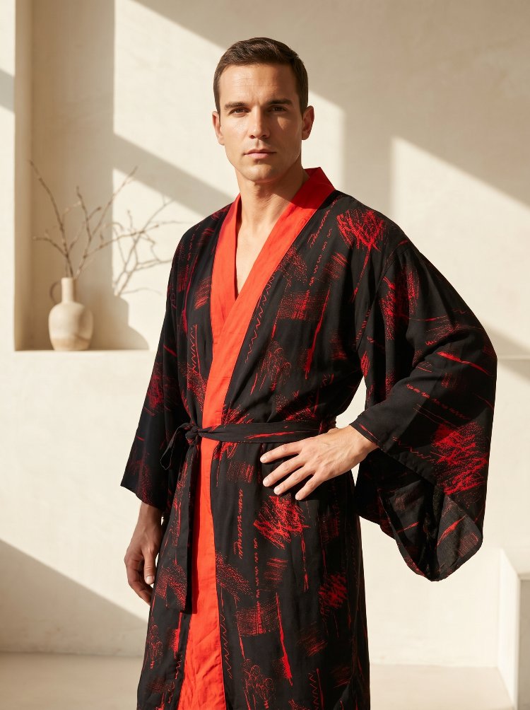 Red Ink Kimono 