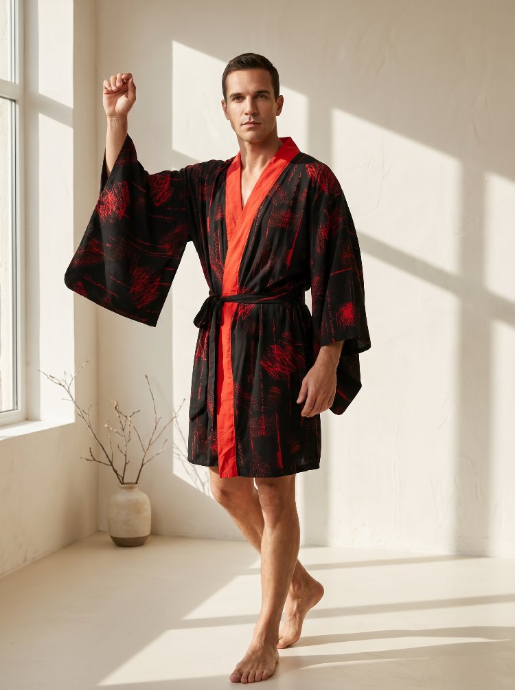 Red Ink Kimono 