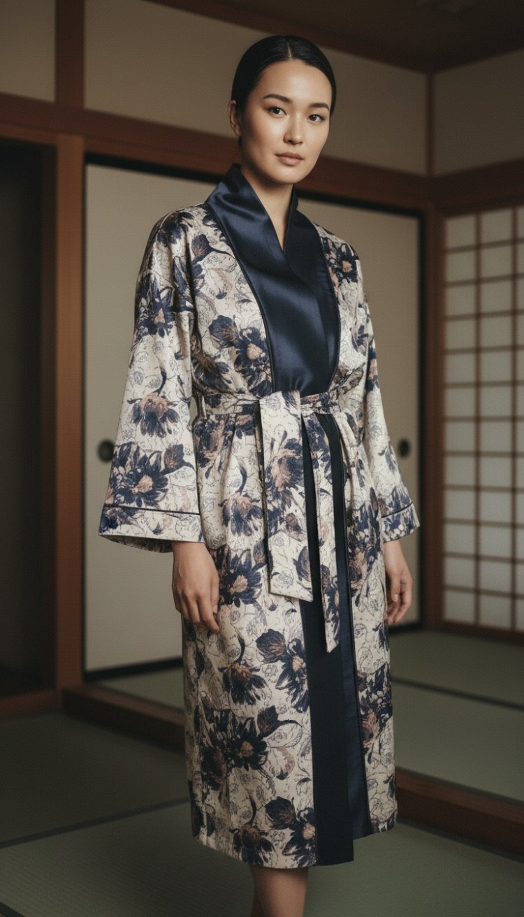 night flower kimono