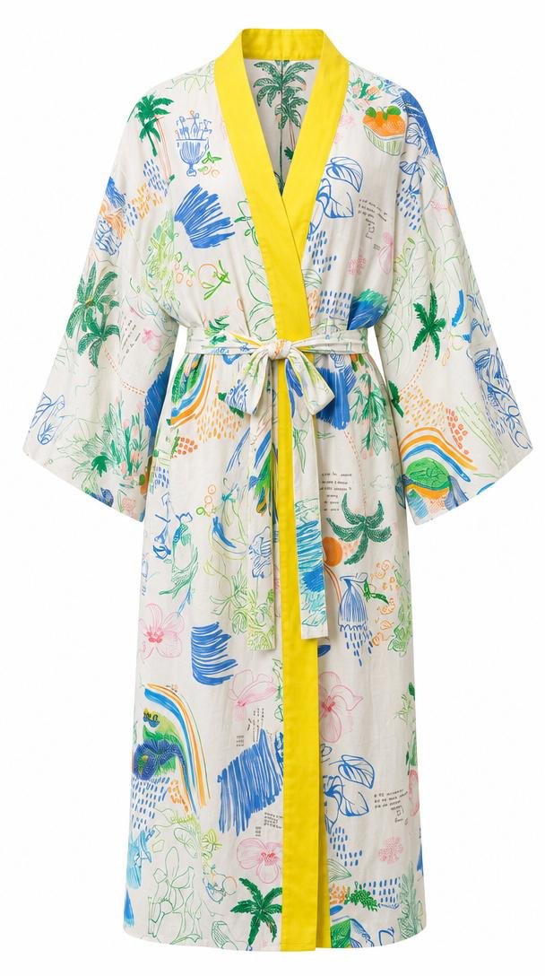 Exotic kimono