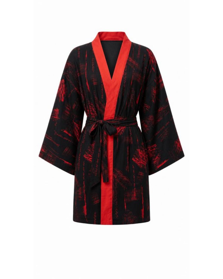 Red Ink Kimono 