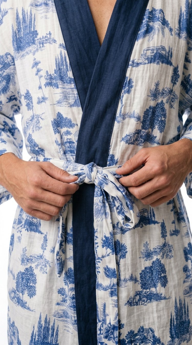 Indigo Garden Kimono