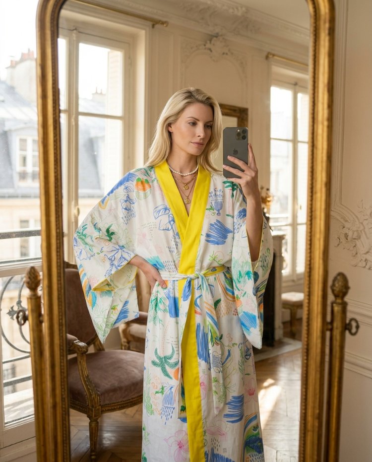Exotic kimono