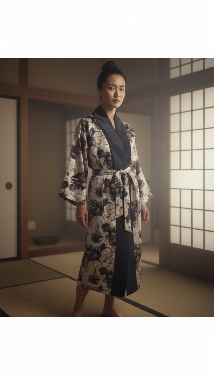 night flower kimono