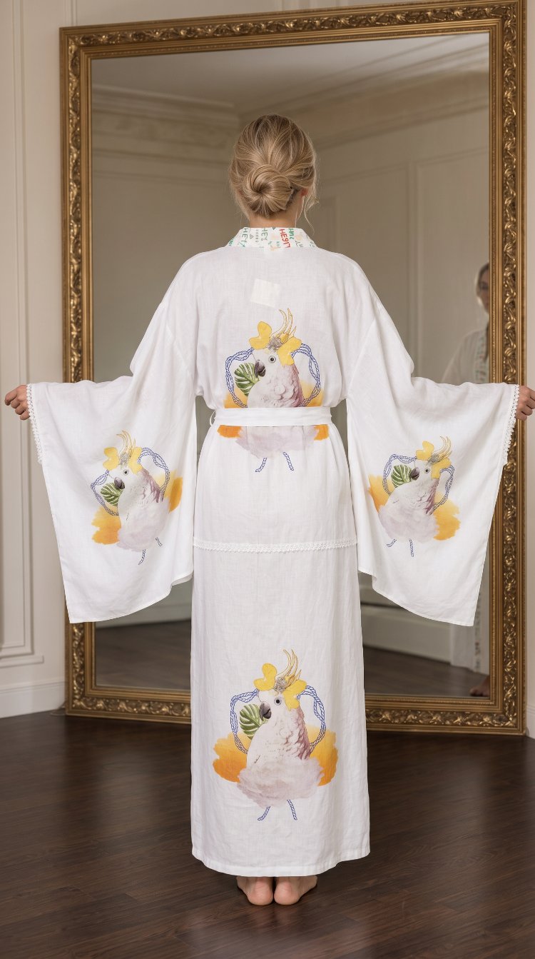 Parrot kimono 