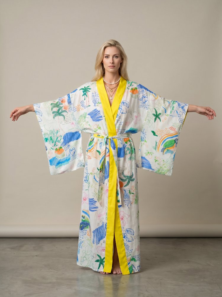 Exotic kimono