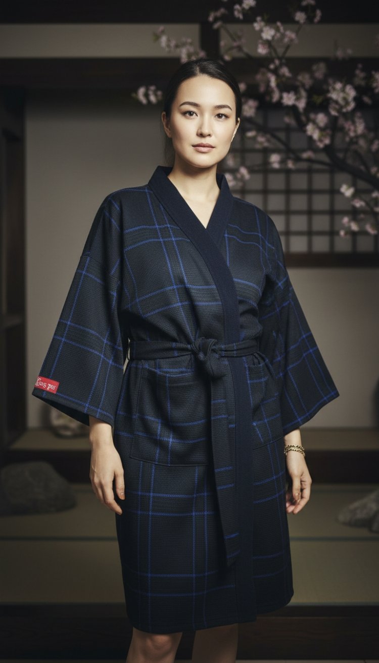 Tartan kimono
