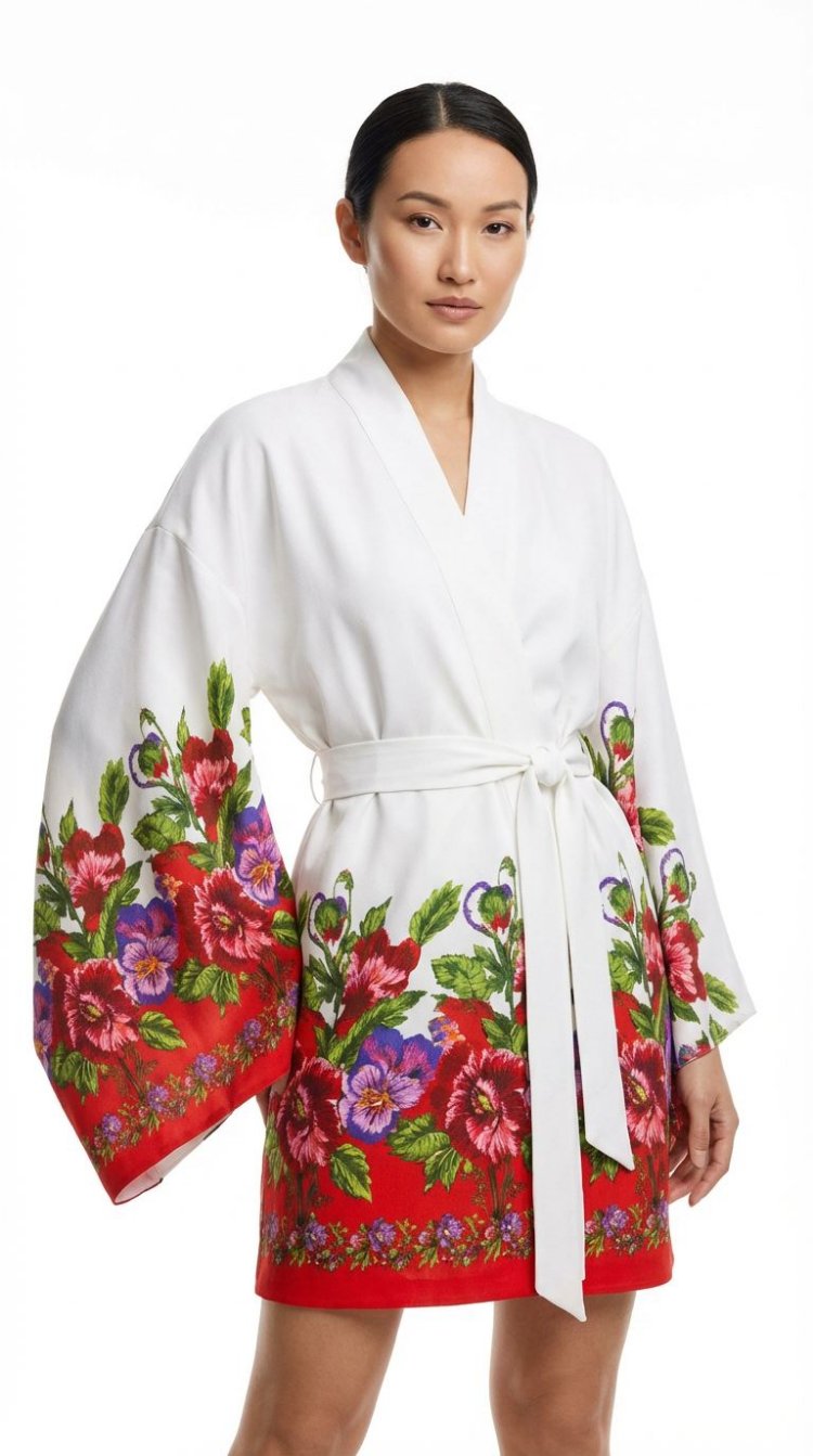 Flowers kimono